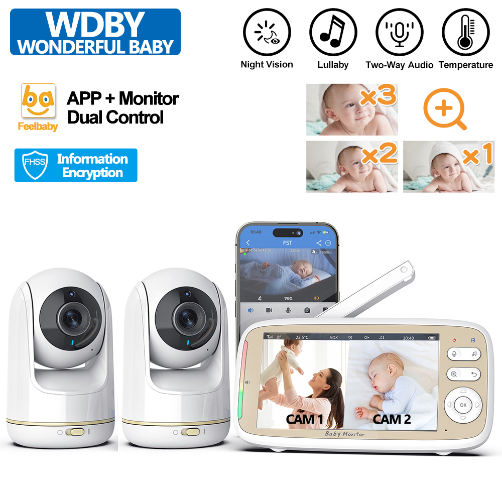 Audio X Music - VB803 PRO Baby Monitor with 2pcs