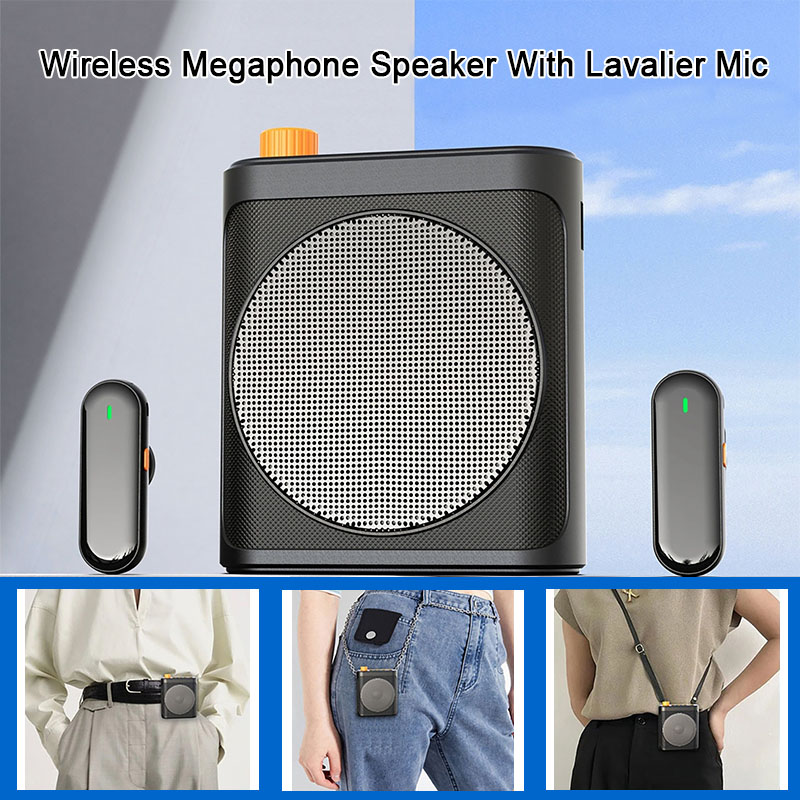 Portable Amplifier Mini - Portable Voice Amplifier with Lavalier Microphone