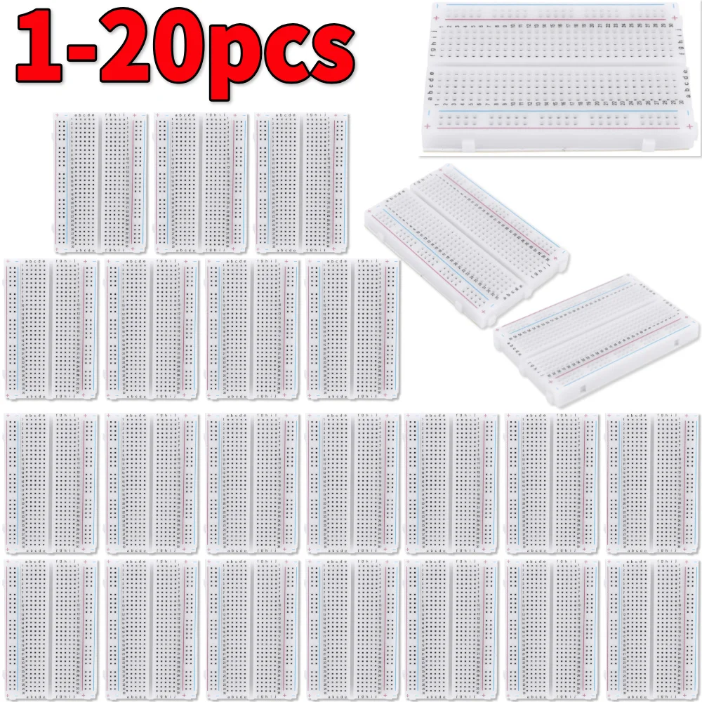 Portable Amplifier Mini - 1-20pcs 400 Tie Points Solderless PCB