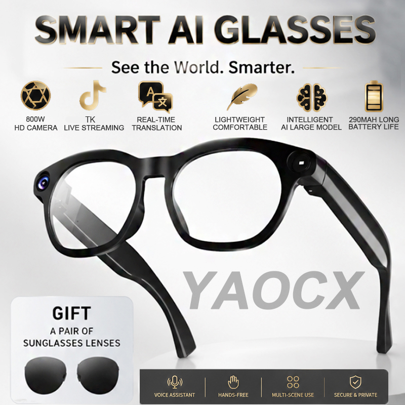 Audio Music Free Online - 2026 Smart Glasses 800W Camera Audio&Video