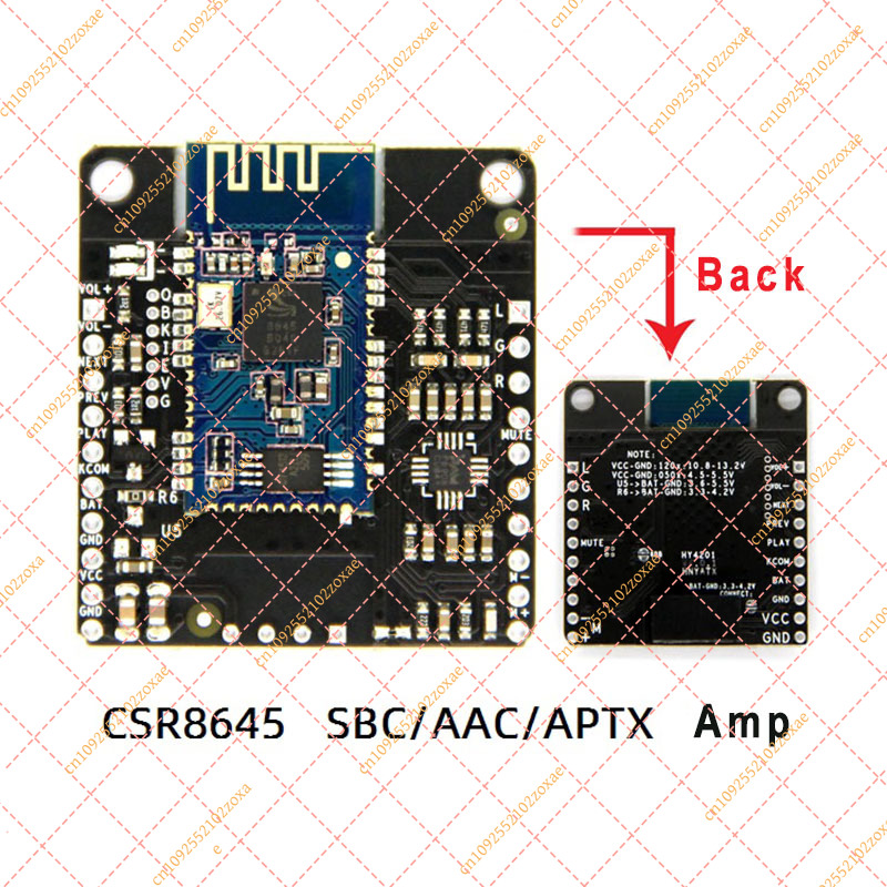 Audio X Music - DC 12V/5V CSR8645 APT-X Lossless Music