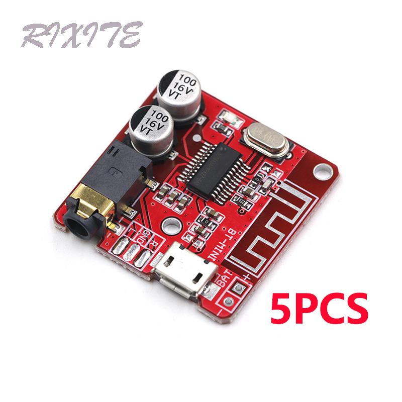 Portable Amplifier Mini - 5PCS XY-BT-Mini Bluetooth 5.0 Audio Receiver