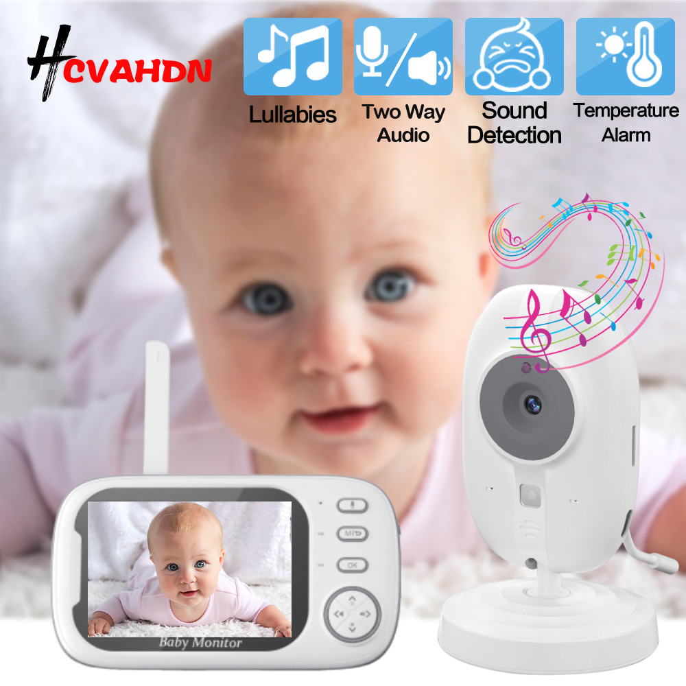 Audio Detect Music - Video Baby Monitor 2.4G Mother Kids