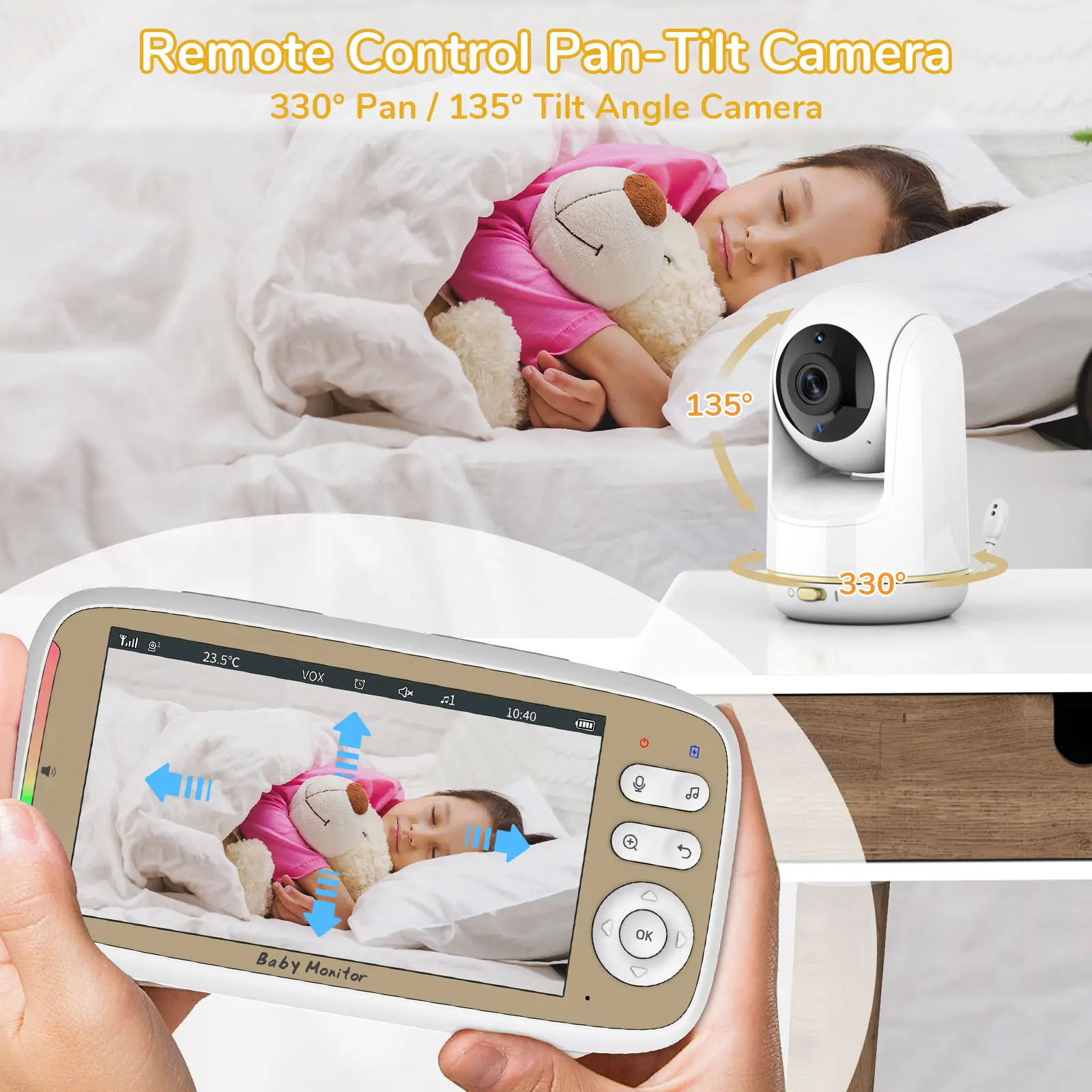 VB803 PRO Baby Monitor with 2p - Audio X Music 评论和价格