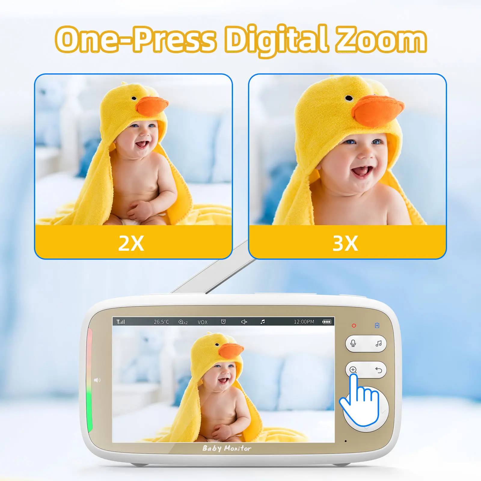 VB803 PRO Baby Monitor with 2p - Audio X Music 评论和价格