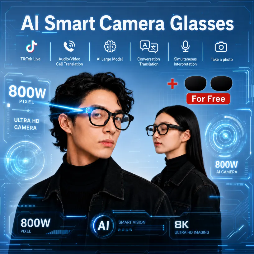 AI Smart Shooting Glasses, Sup - Audio Music Free Online 评论和价格