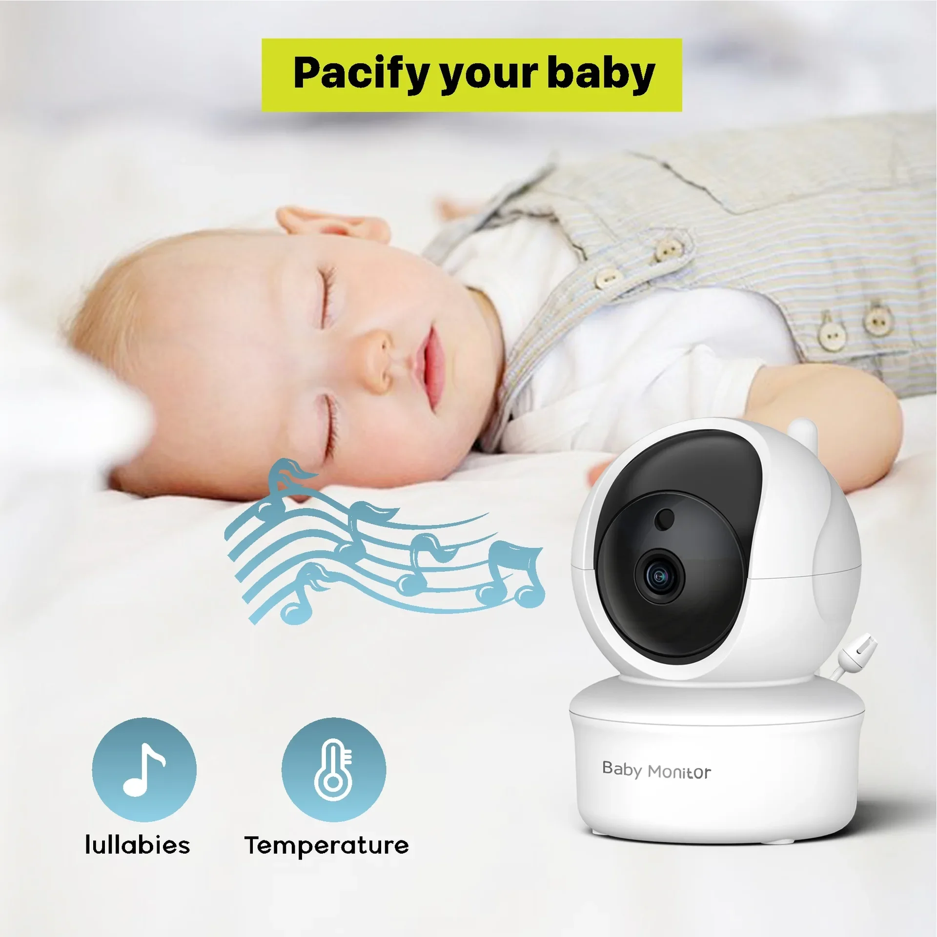 5.0 Inch Video Baby Monitor Wi - Audio X Music 评论和价格
