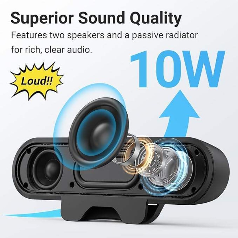 Portable Clip-on USB Soundbar  - Audio Music Free Online 评论和价格
