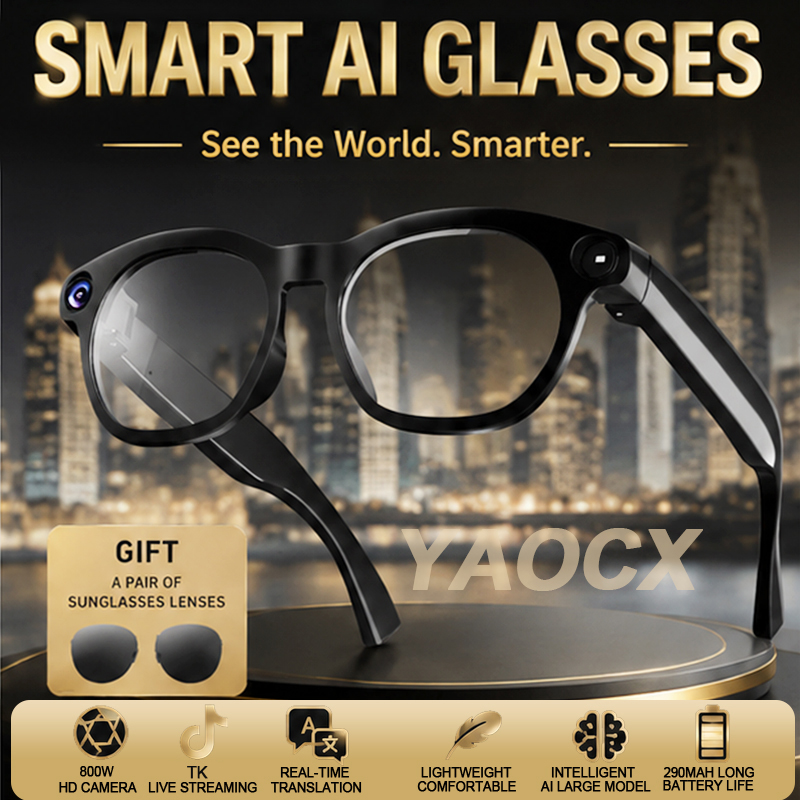 NEW CY03 Smart Glasses 800W HD - Audio Music Free Online 评论和价格