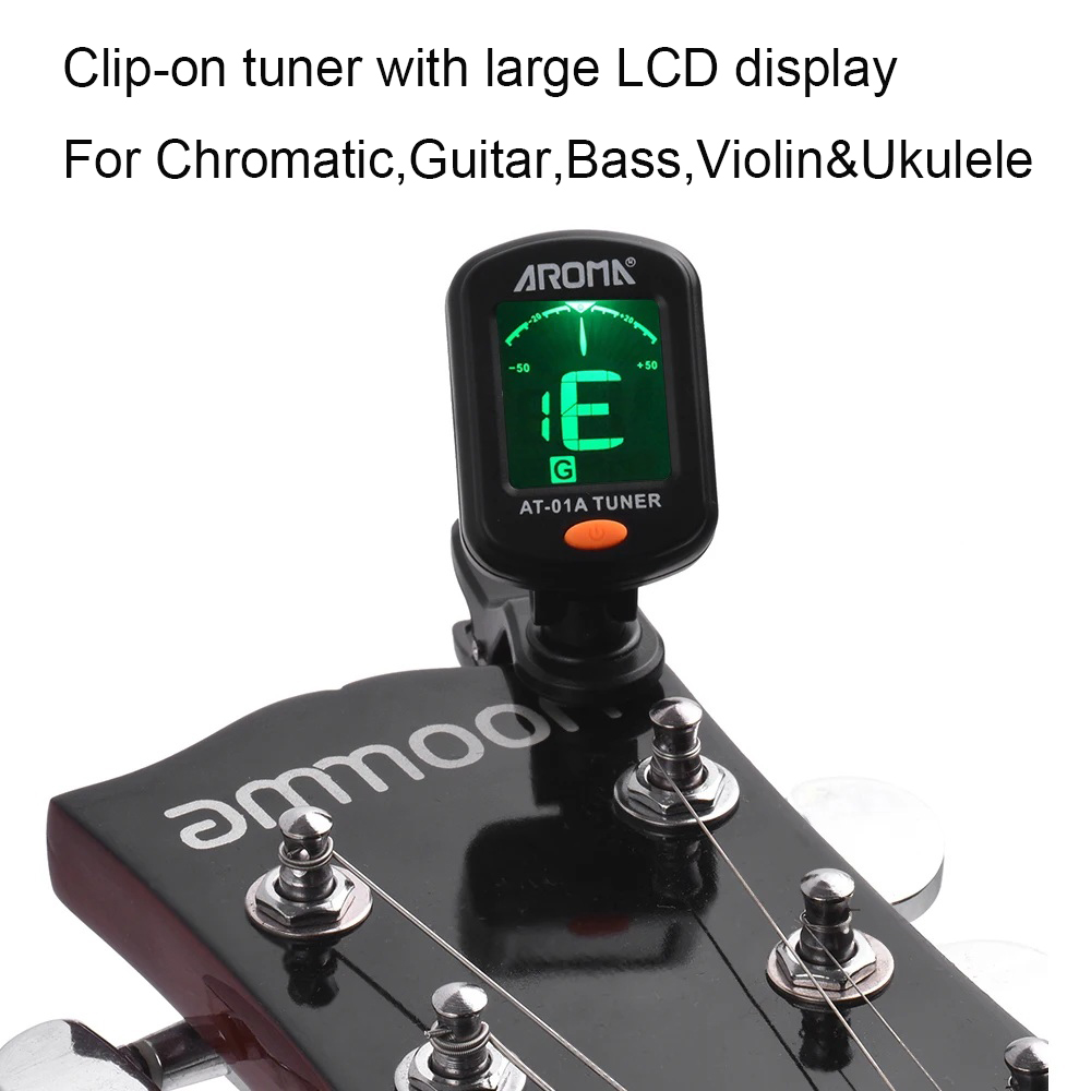 Guitar Tuner Foldable Rotatabl - Guitar Tuner Clip 评论和价格