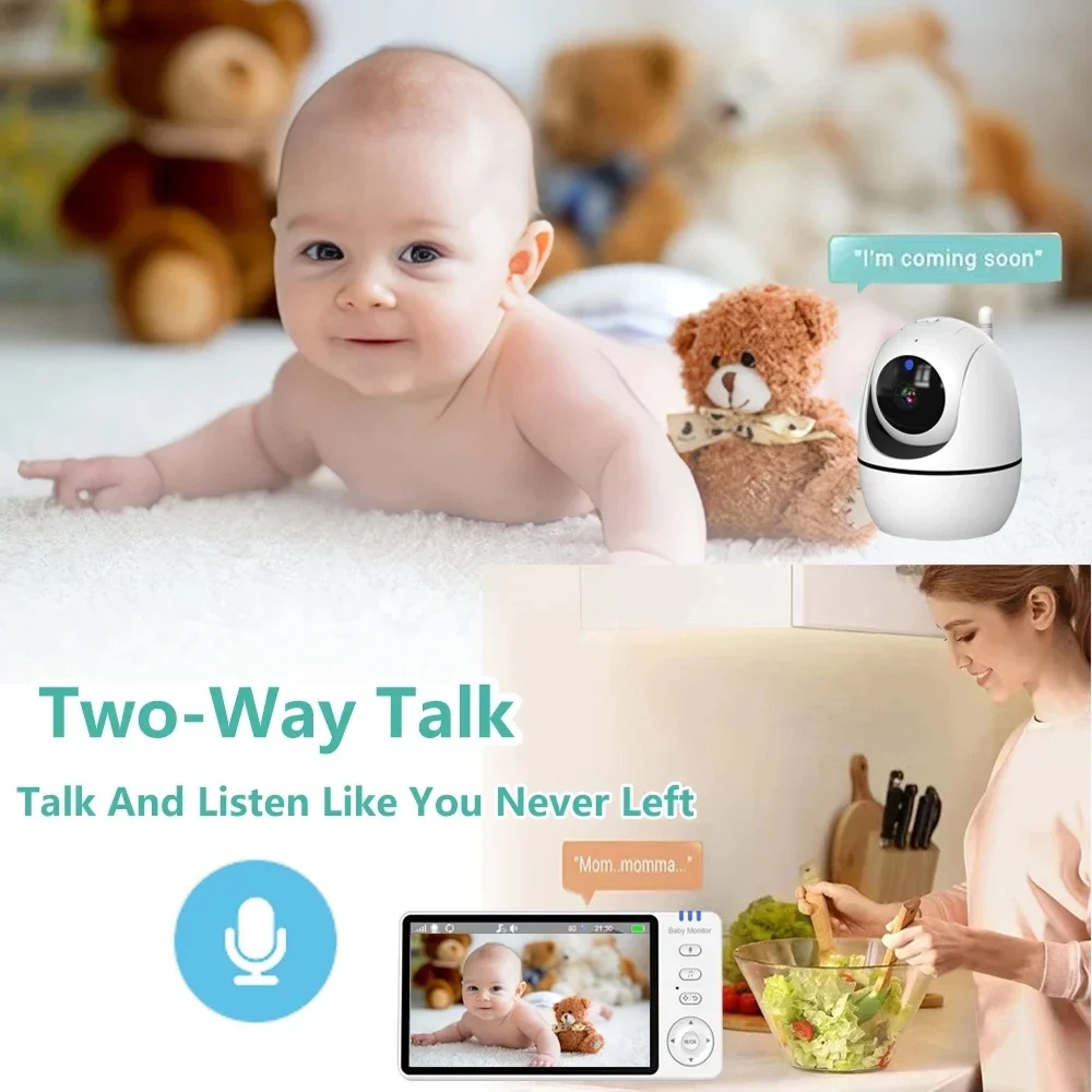 VBABM ABM501 Baby Monitor 5.0  - Audio Detect Music 评论和价格