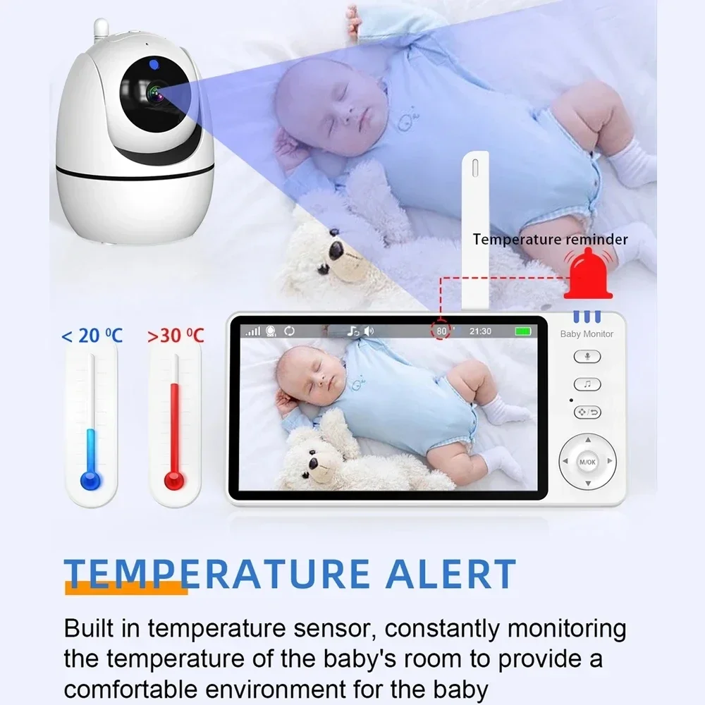 VBABM ABM501 Baby Monitor 5.0  - Audio Detect Music 评论和价格