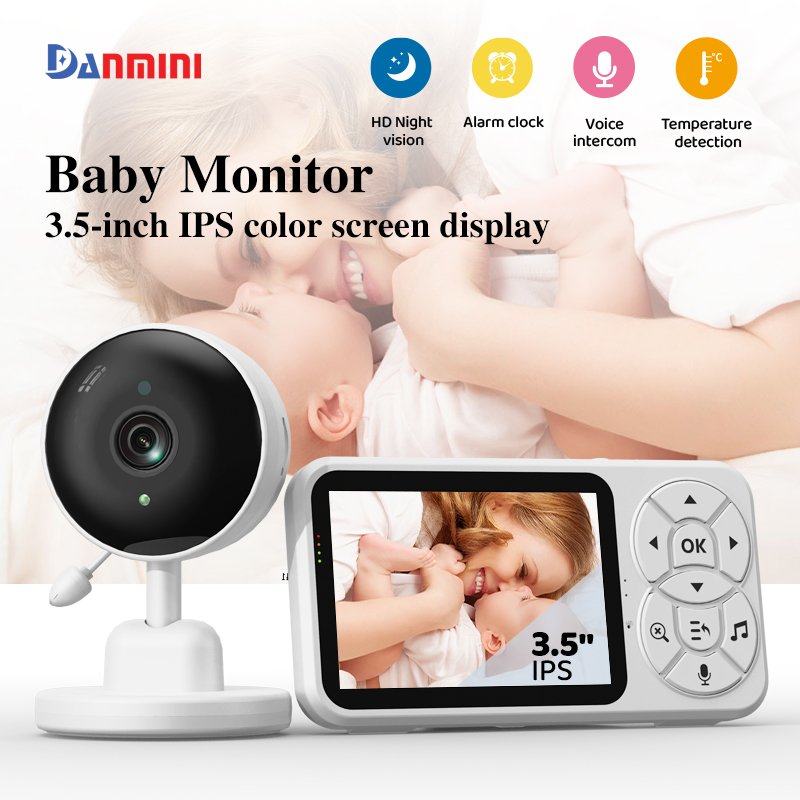 Danmini 3.5-inch Baby Monitor  - Audio Detect Music 评论和价格