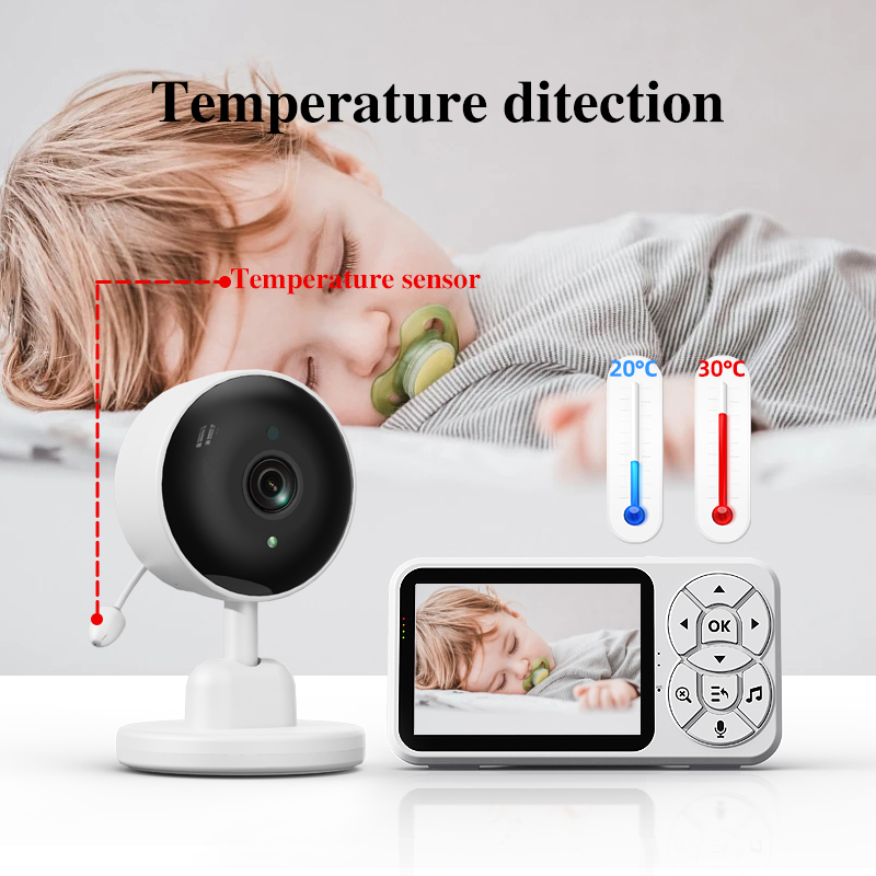 Danmini 3.5-inch Baby Monitor  - Audio Detect Music 评论和价格