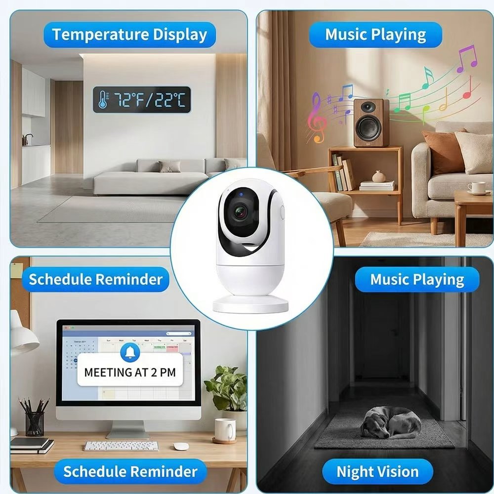 7-Inch 1080P Baby Monitor with - Audio Detect Music 评论和价格