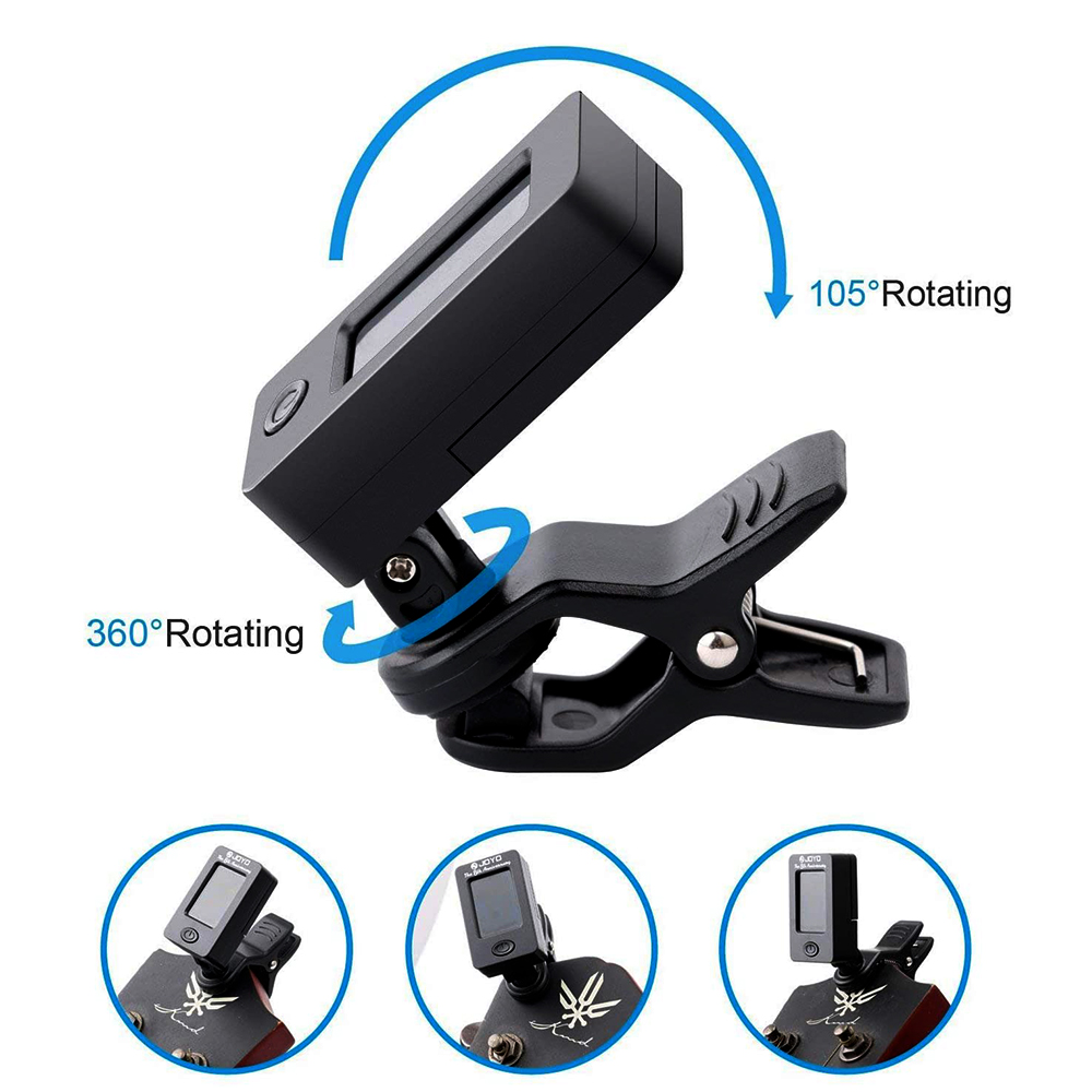 JOYO Guitar Tuner JT-01 360 De - Guitar Tuner Clip 评论和价格