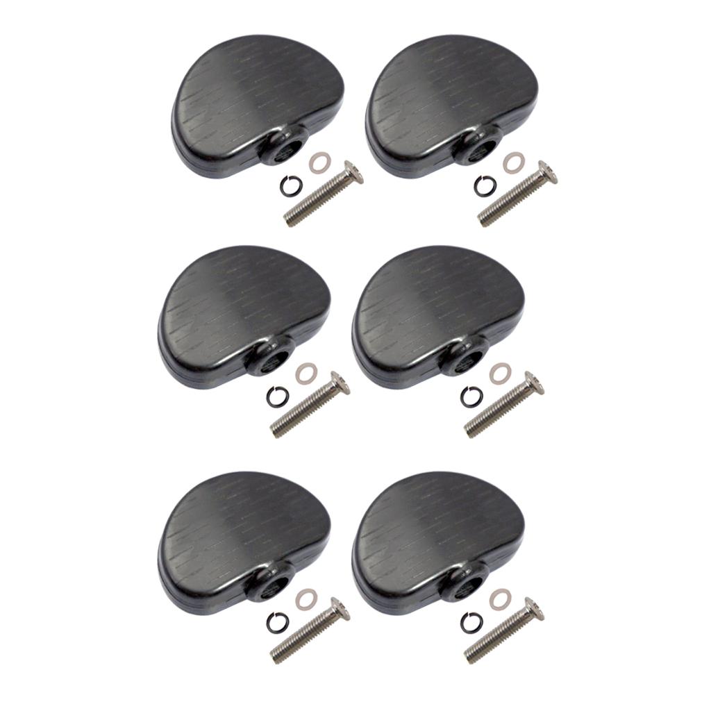 6 Pcs Black Guitar Tuning Pegs - Guitar Tuner Clip 评论和价格