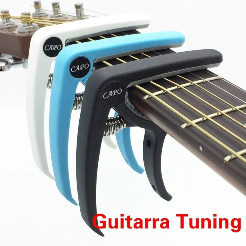 Plastic Guitar Capo for 6 Stri - Guitar Tuner Clip 评论和价格