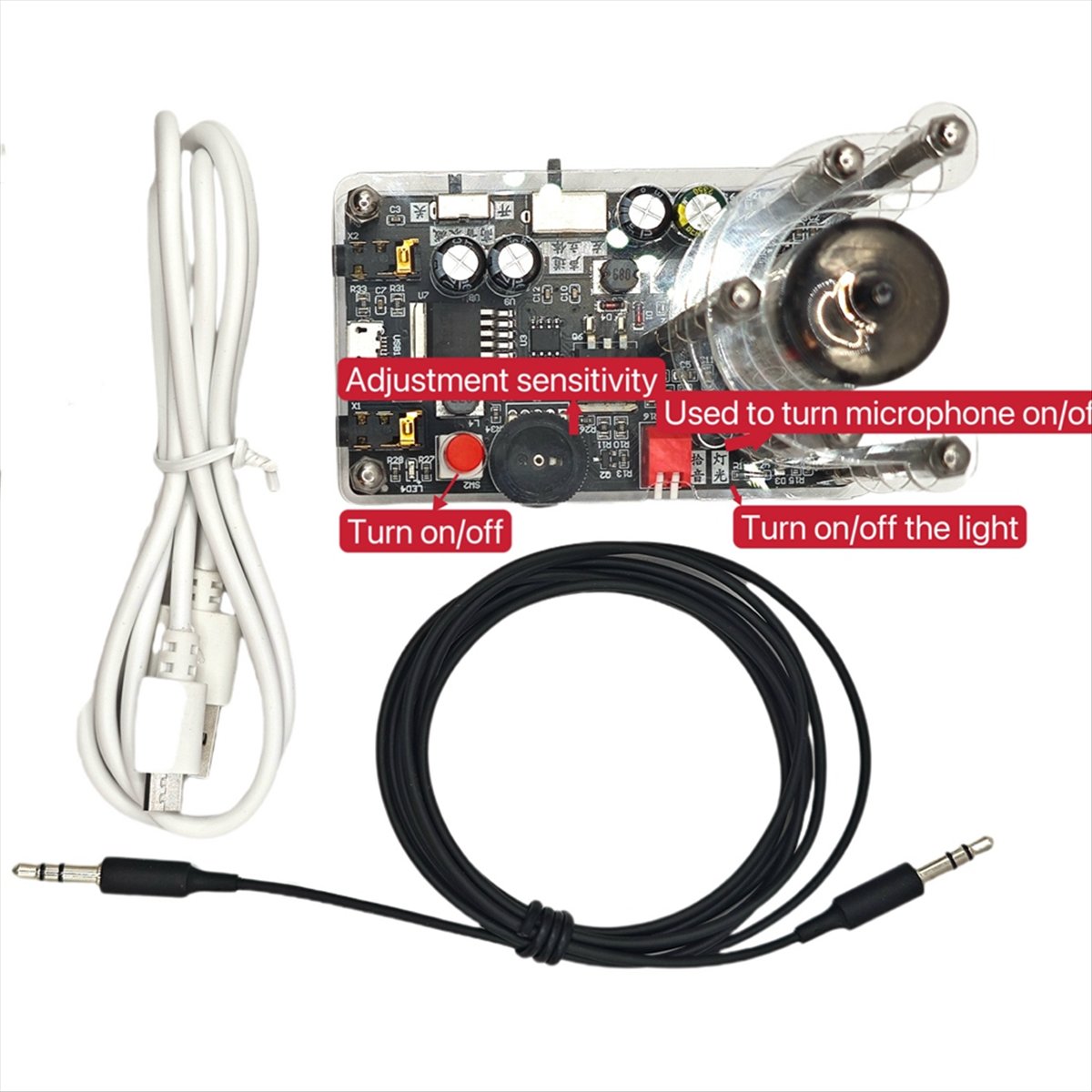 DTC5 New USB 5V Music Spectrum - Audio Youtube Music Free 评论和价格