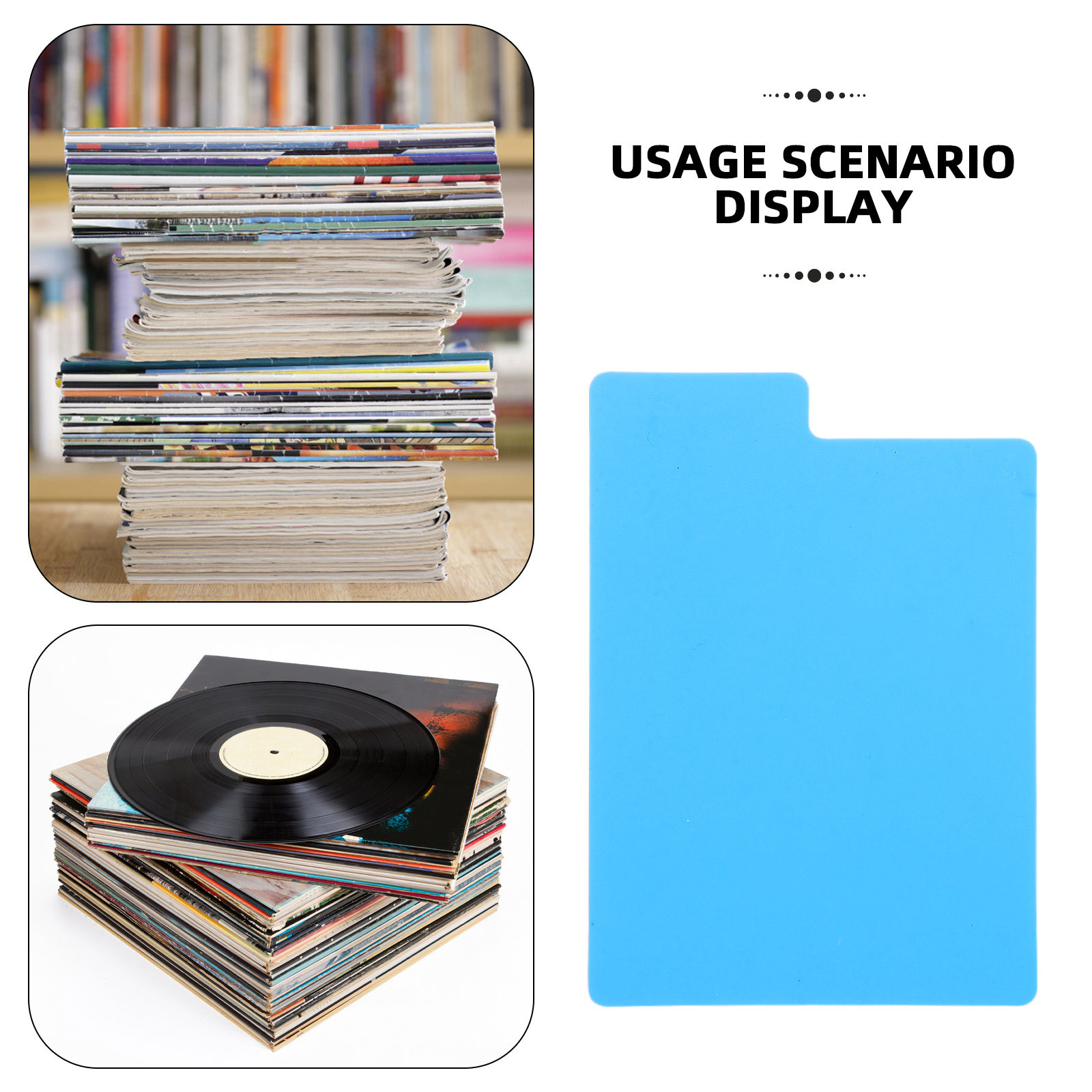 50Pcs Vinyl Record Dividers DI - Audio Music Store 评论和价格