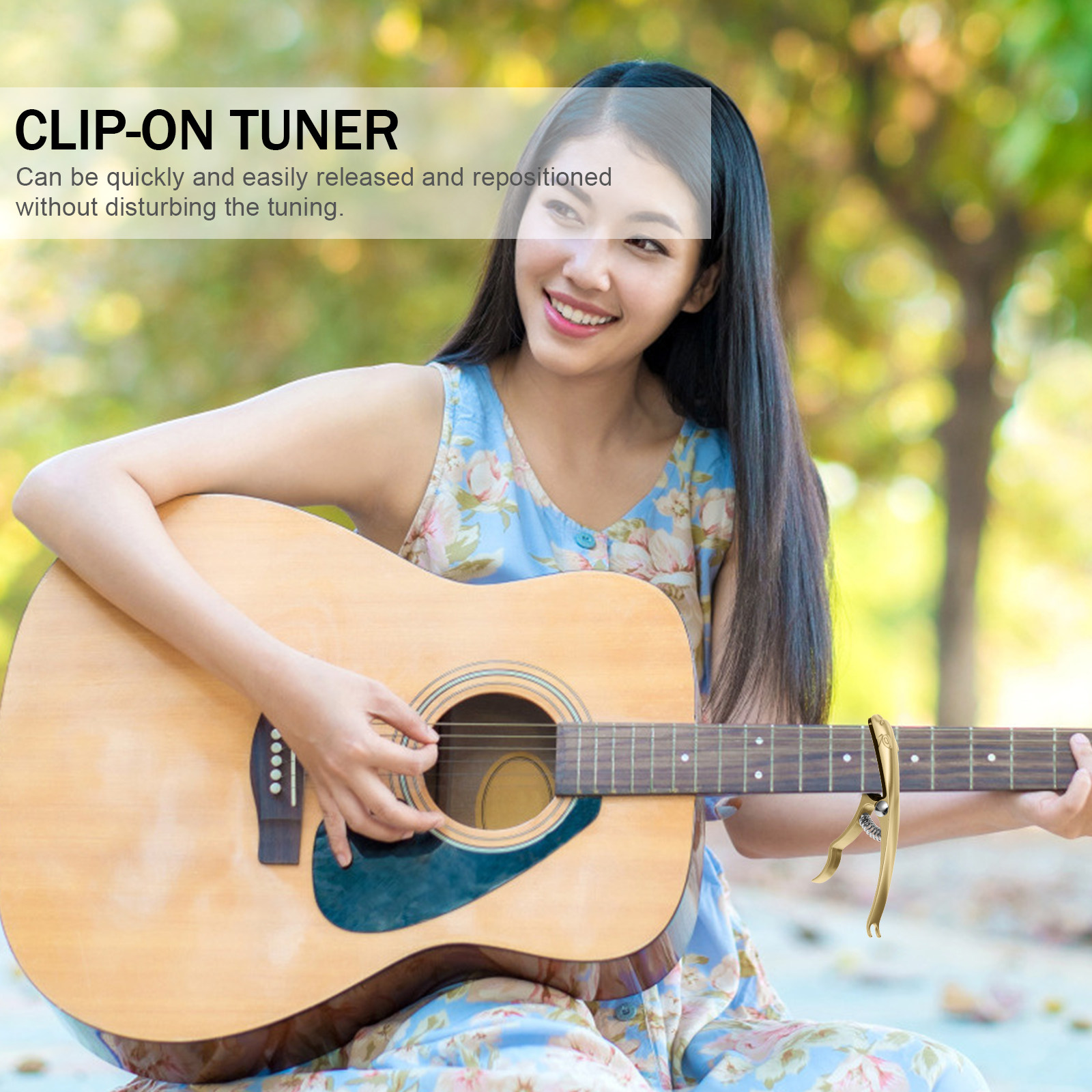 Guitar Capo Acoustic Electric  - Guitar Tuner Clip 评论和价格