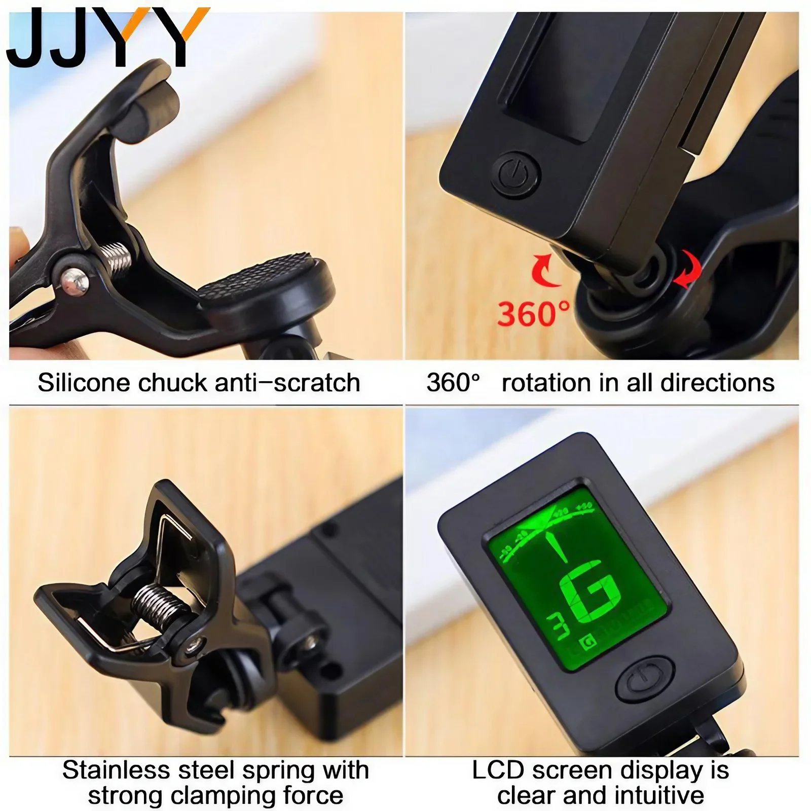 Stonego LCD Clip-on Guitar Tun - Guitar Tuner Clip 评论和价格