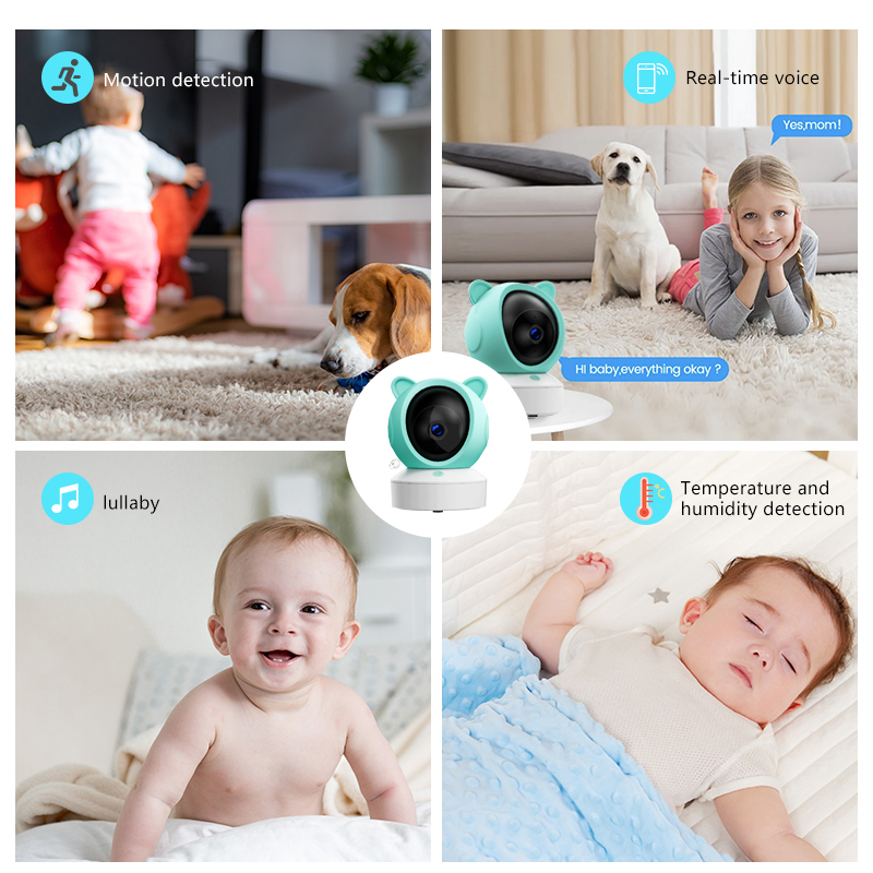 Danmini 1080P Baby Monitor Mob - Audio Detect Music 评论和价格