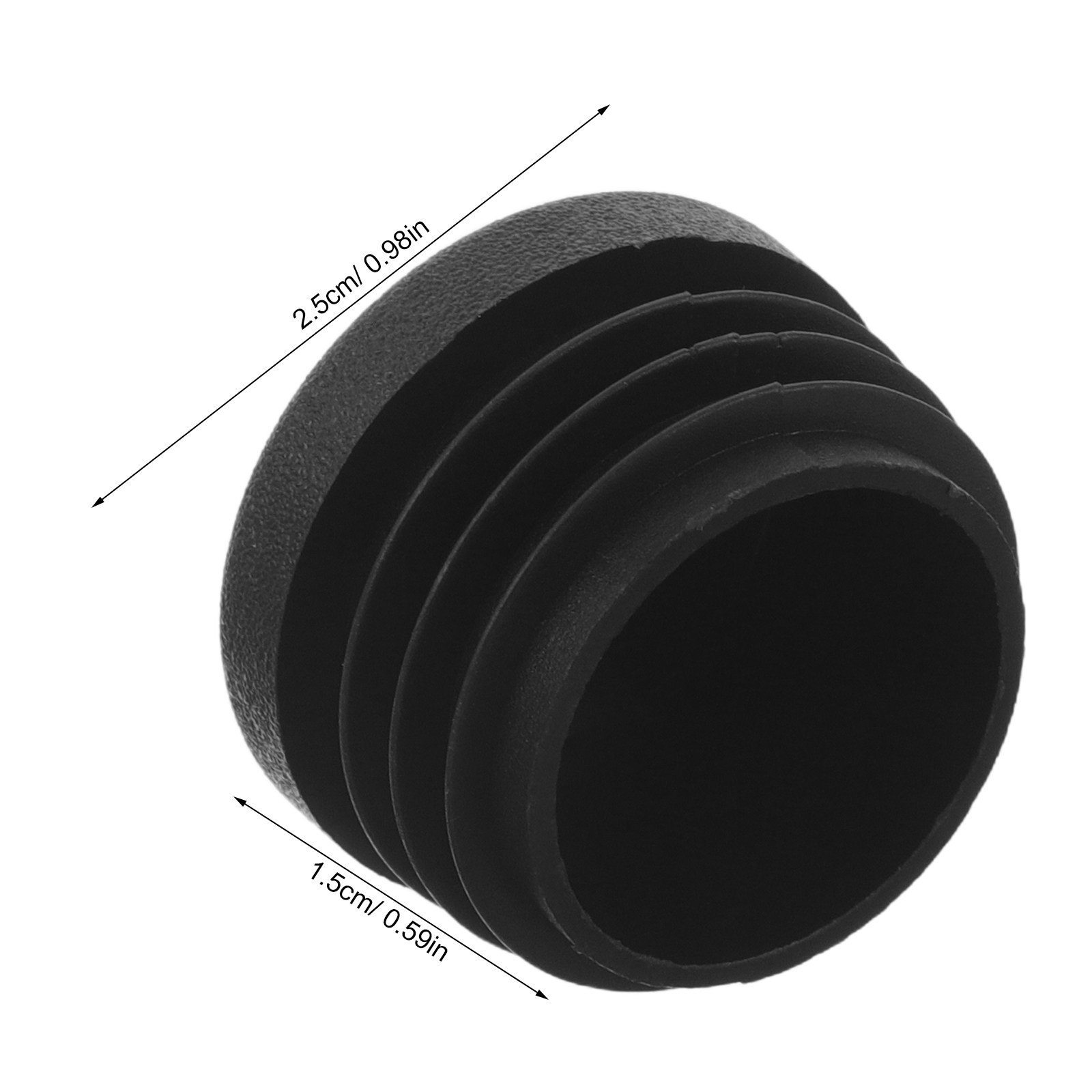 16Pcs Round Black Plastic Tube - Audio Youtube Music Free 评论和价格