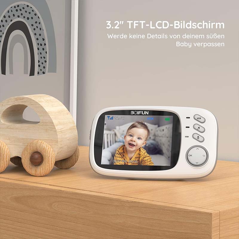 Boifun 3.2 Inch Digital LCD Sc - Audio Detect Music 评论和价格