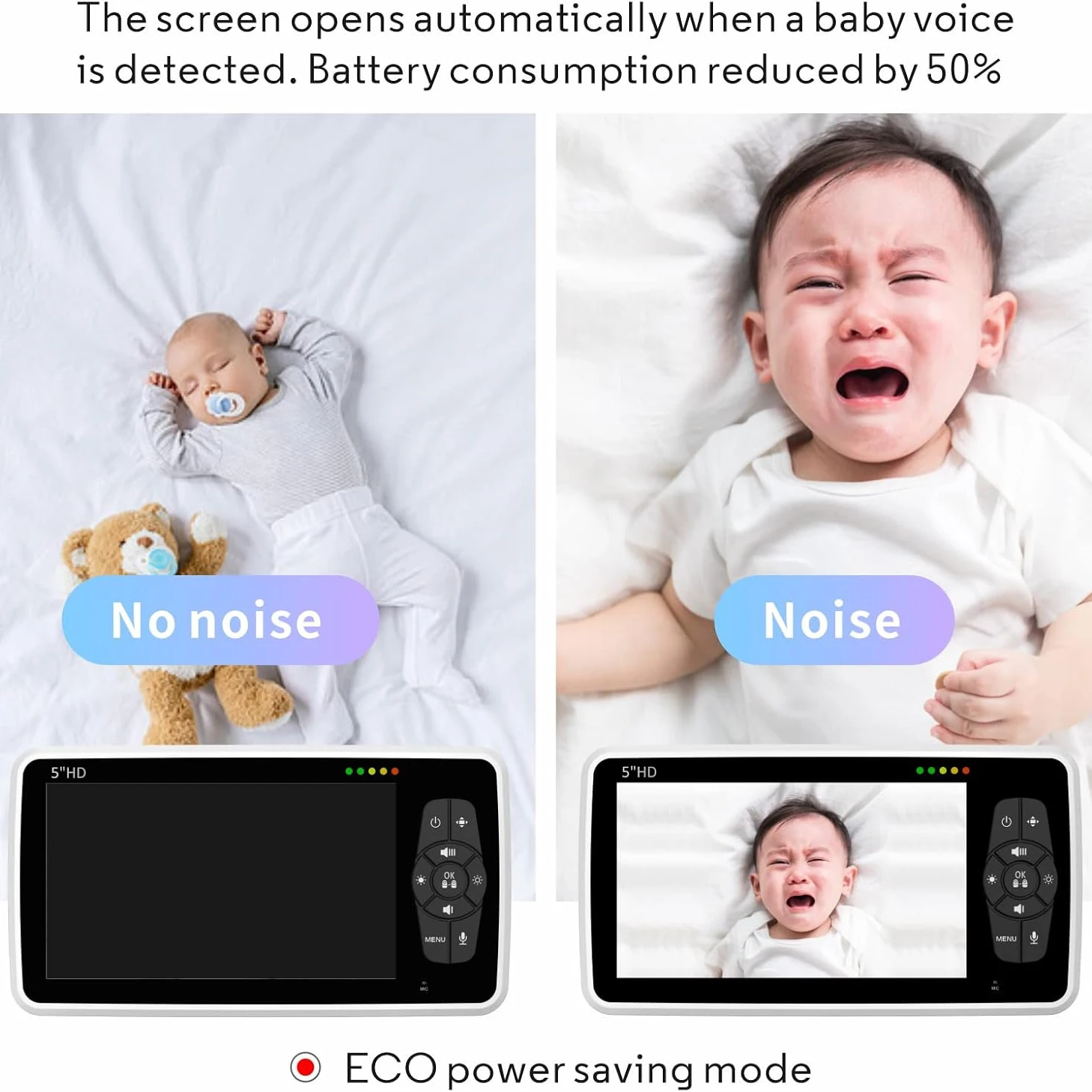 Video Baby Monitor with Digita - Audio Detect Music 评论和价格