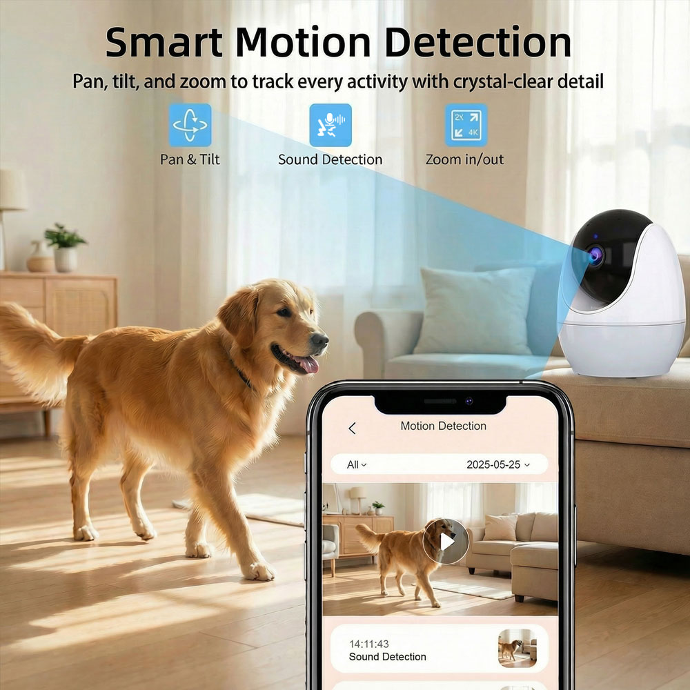 Smart Baby Monitor with Night  - Audio Detect Music 评论和价格