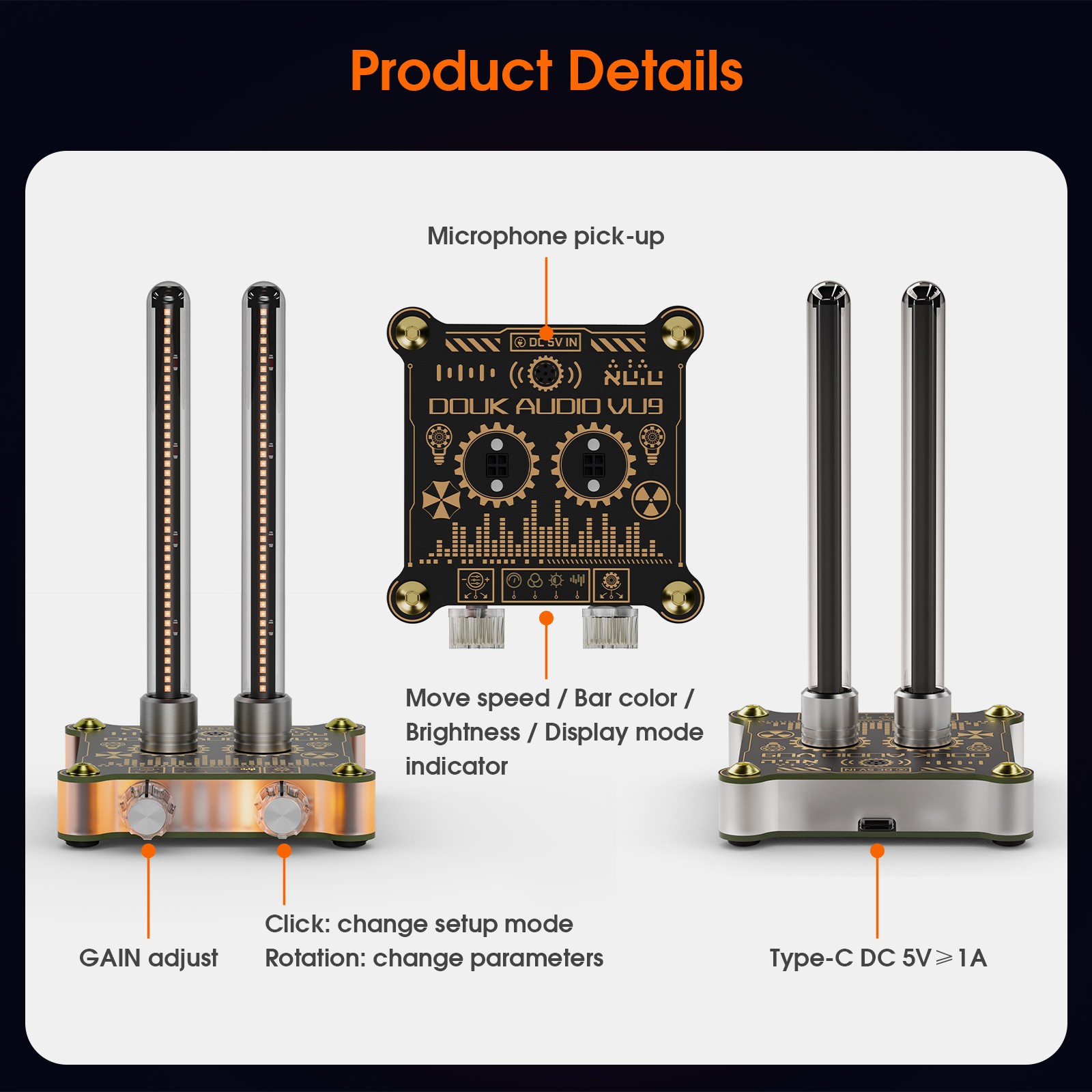 Douk Audio Dual Pixie Tube VU9 - Audio Youtube Music Free 评论和价格
