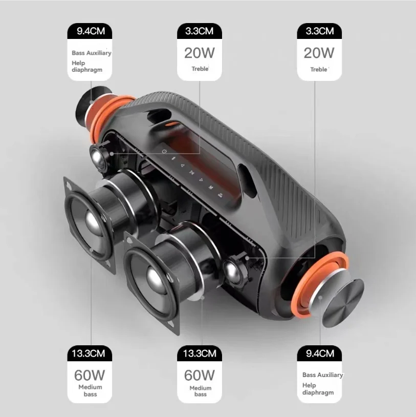 160W Deep Bass Wireless Blueto - Audio X Music 评论和价格