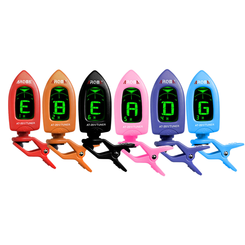 Aroma AT-201 Digital Guitar Tu - Guitar Tuner Clip 评论和价格
