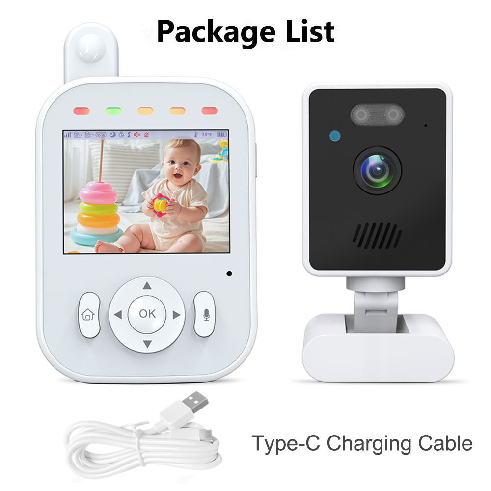 Baby monitor Wireless indoor 2 - Audio Detect Music 评论和价格