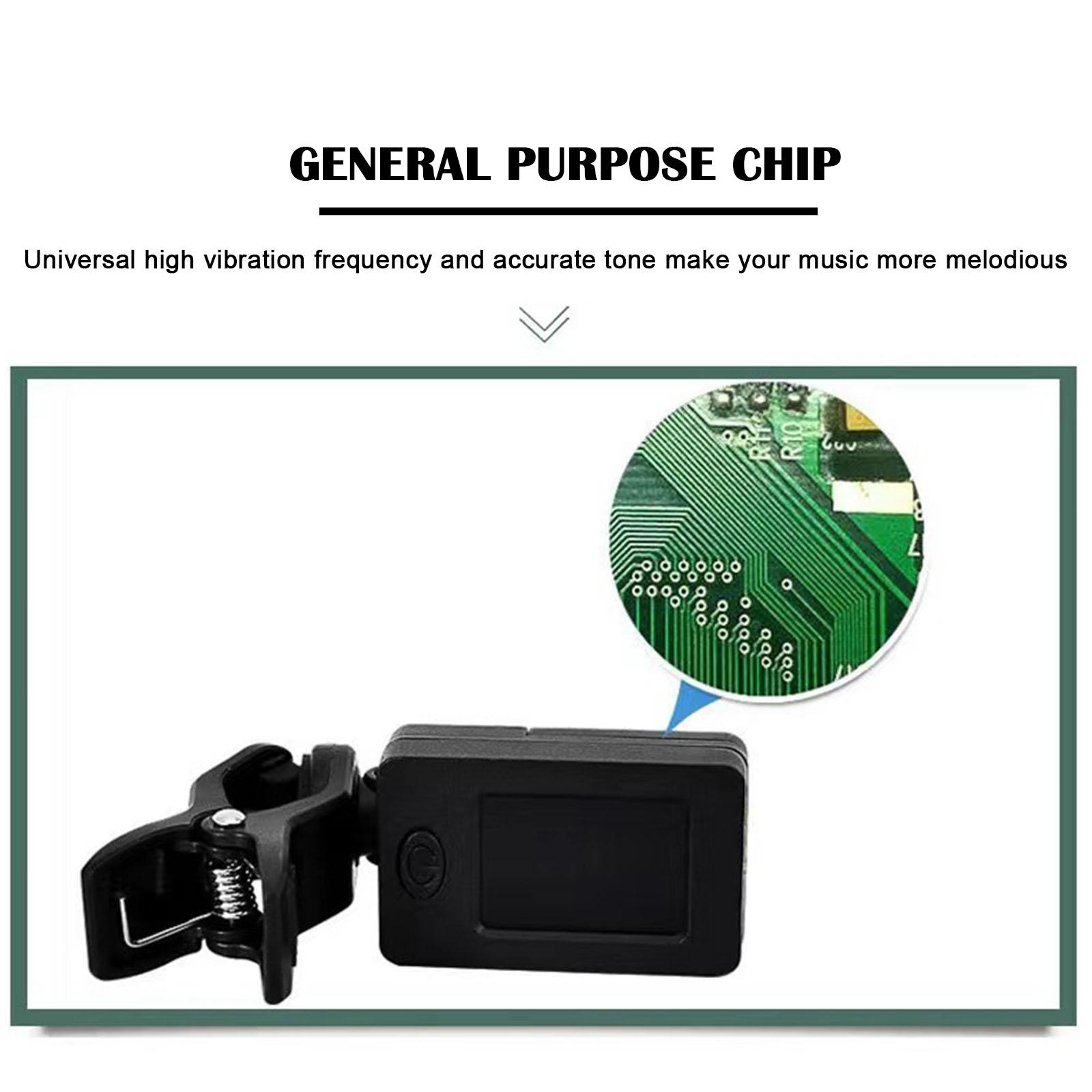 T-02 Guitar Tuner Chromatic Cl - Guitar Tuner Clip 评论和价格