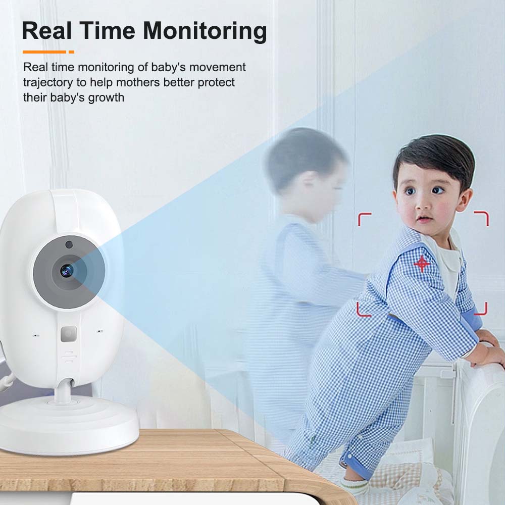 3.5'' Video Baby Monitor 2.4G  - Audio Detect Music 评论和价格