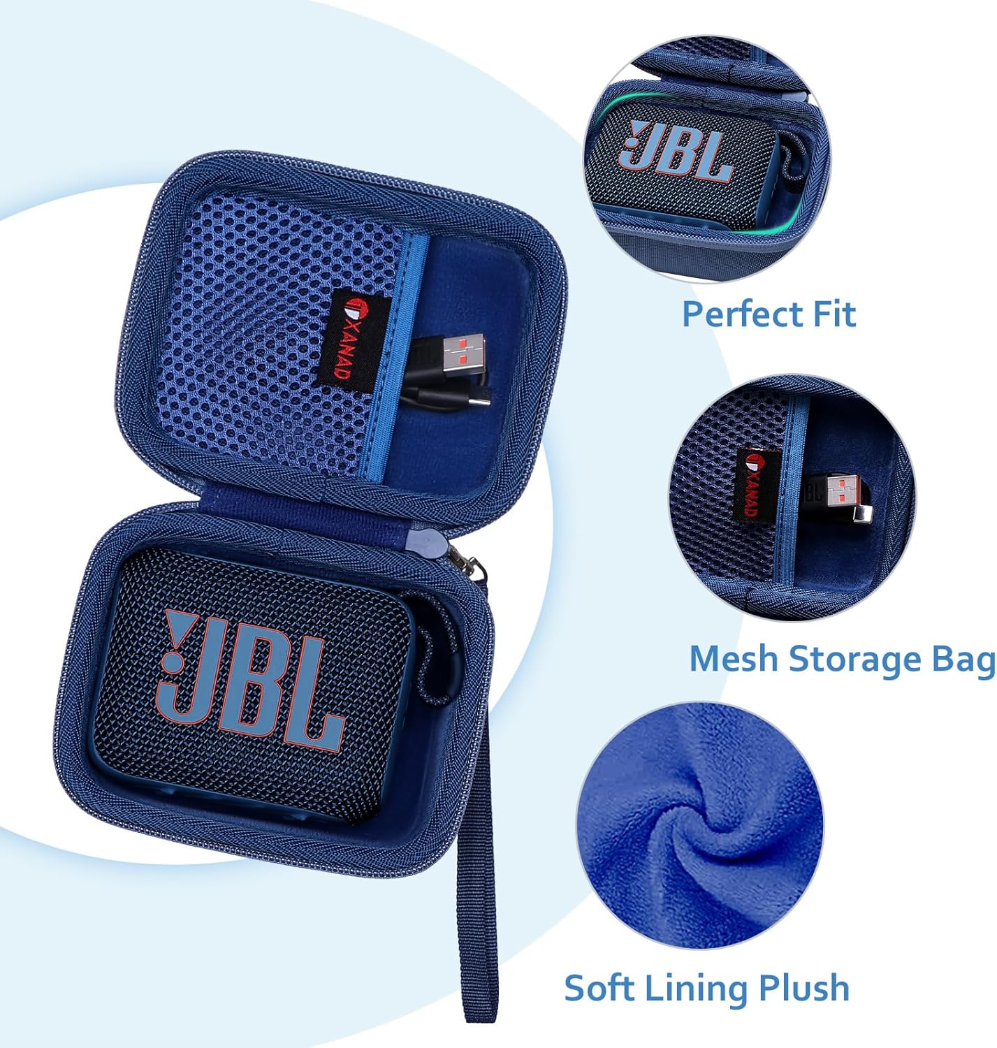 XANAD Hard Case for JBL Go 4 / - Jbl Speaker Go 4 评论和价格